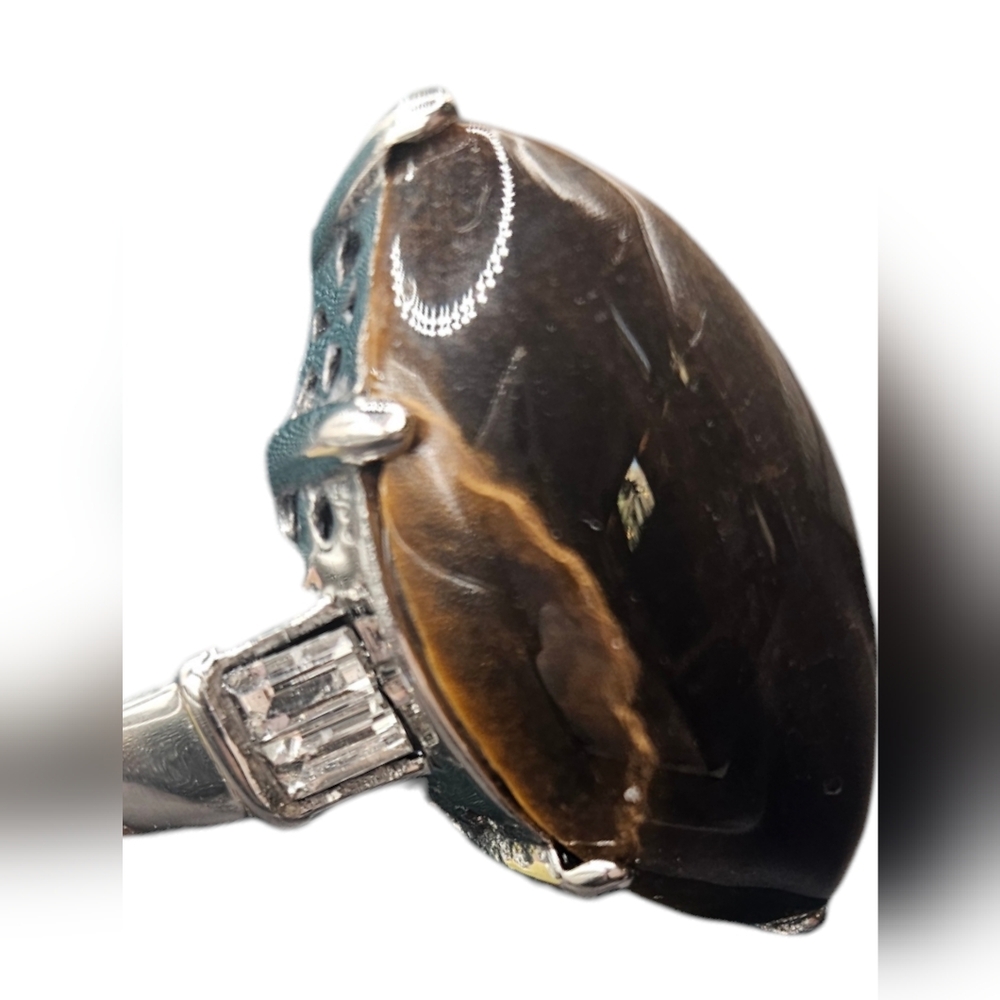 Yellow Tigers Eye Ring